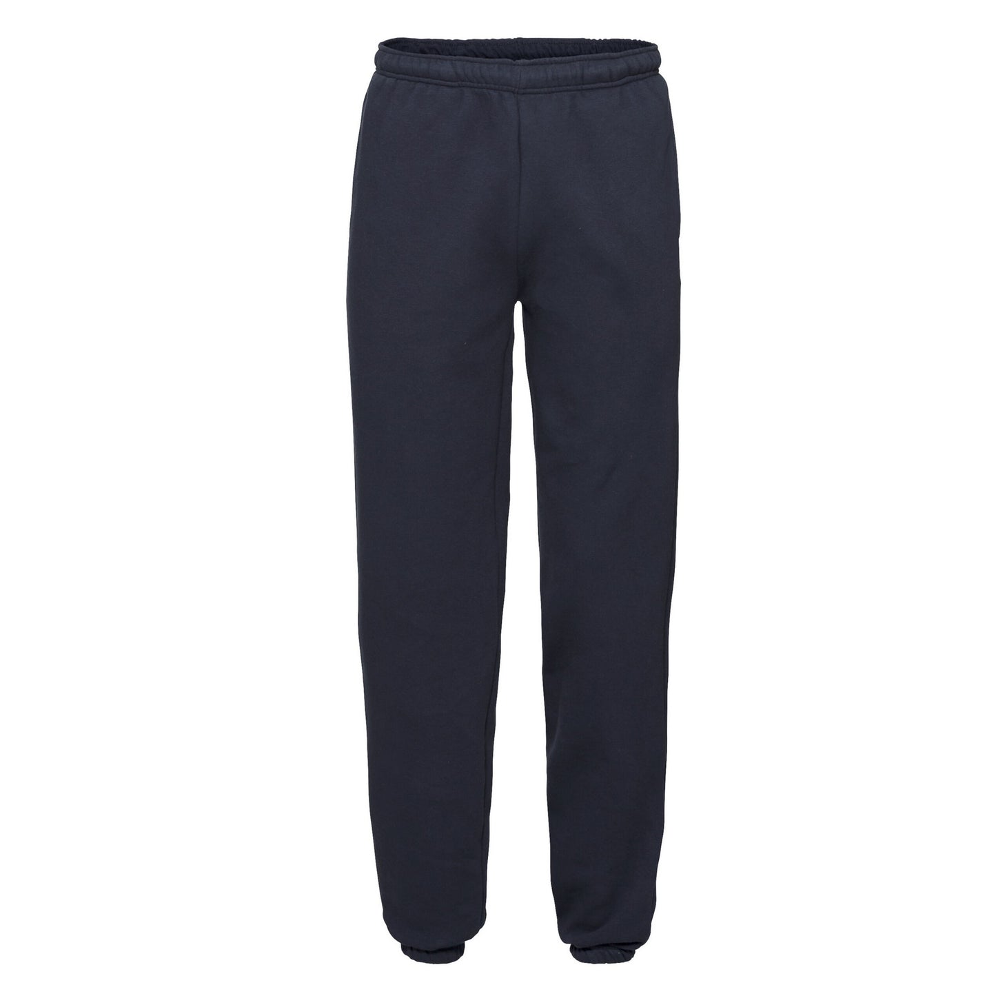 Deep Navy - Front - Fruit of the Loom Unisex Adult Premium Elasticated Cuff Jogging Bottoms