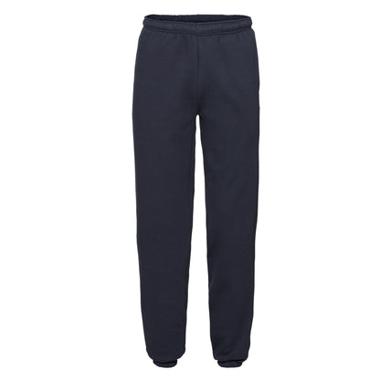 Deep Navy - Front - Fruit of the Loom Unisex Adult Premium Elasticated Cuff Jogging Bottoms