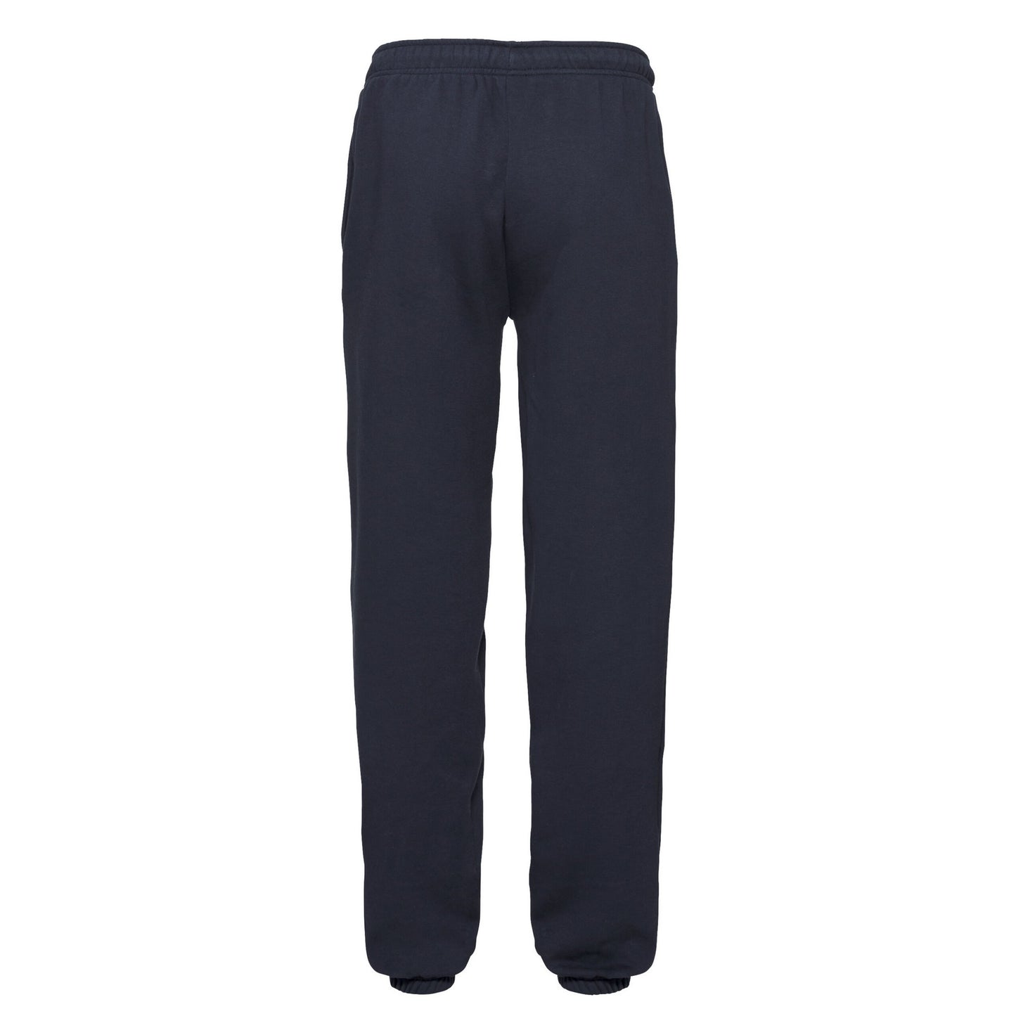 Deep Navy - Back - Fruit of the Loom Unisex Adult Premium Elasticated Cuff Jogging Bottoms