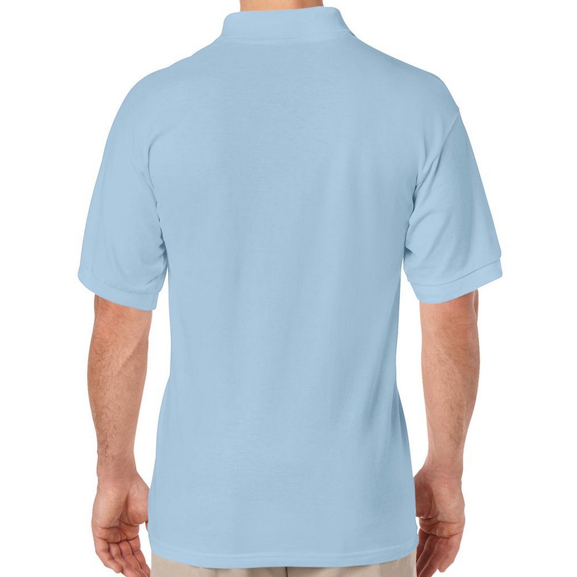 Light Blue - Back - Gildan Unisex Adult DryBlend Polo Shirt