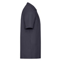 Deep Navy - Side - Fruit of the Loom Mens 65-35 Pique Polo Shirt