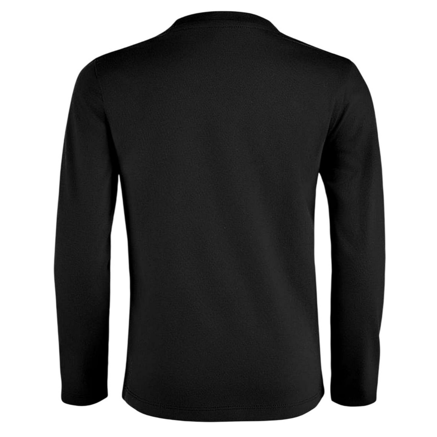 Deep Black - Back - SOLS Childrens-Kids Imperial Long-Sleeved T-Shirt