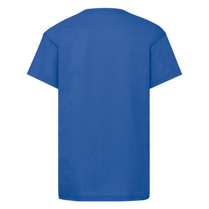 Royal Blue - Back - Fruit of the Loom Childrens-Kids Original T-Shirt