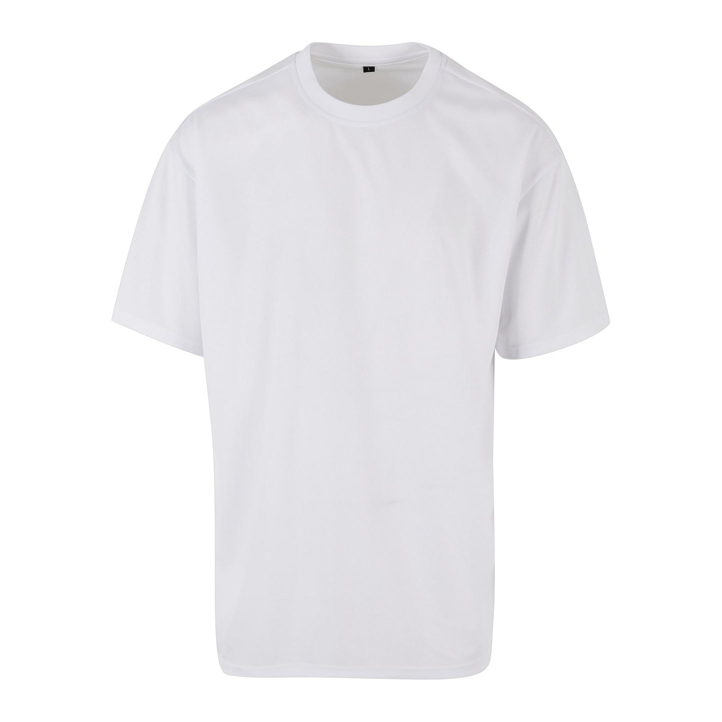 White - Front - Build Your Brand Mens E Sports T-Shirt