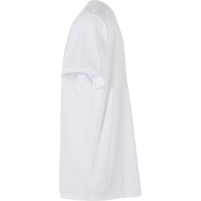 White - Side - Build Your Brand Mens E Sports T-Shirt