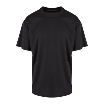 Black - Front - Build Your Brand Mens E Sports T-Shirt