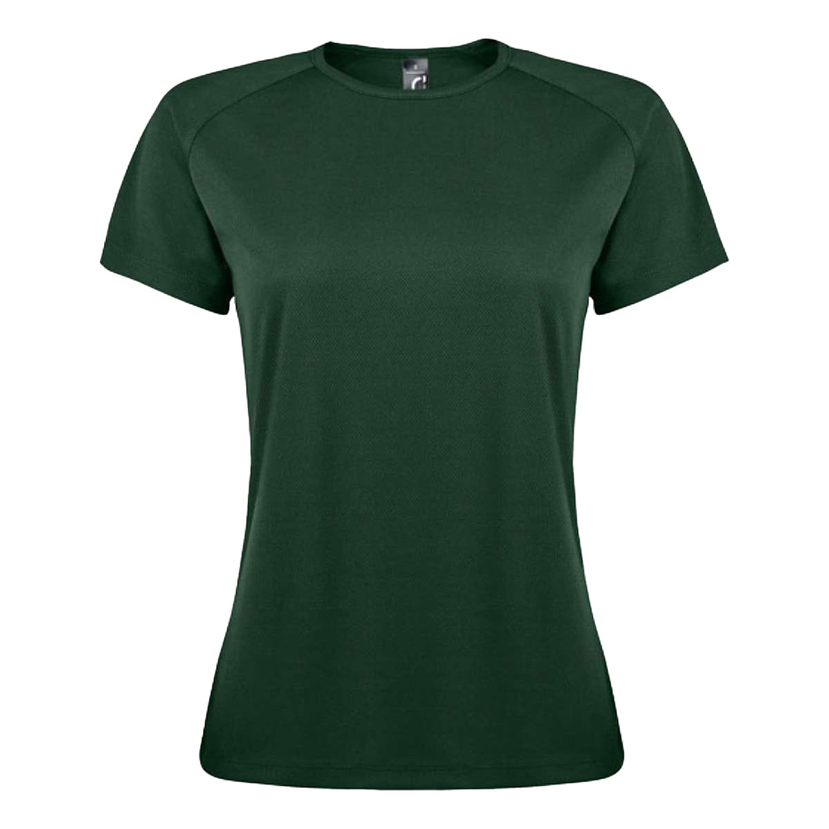 Forest Green - Front - SOLS Womens-Ladies Sporty Raglan T-Shirt