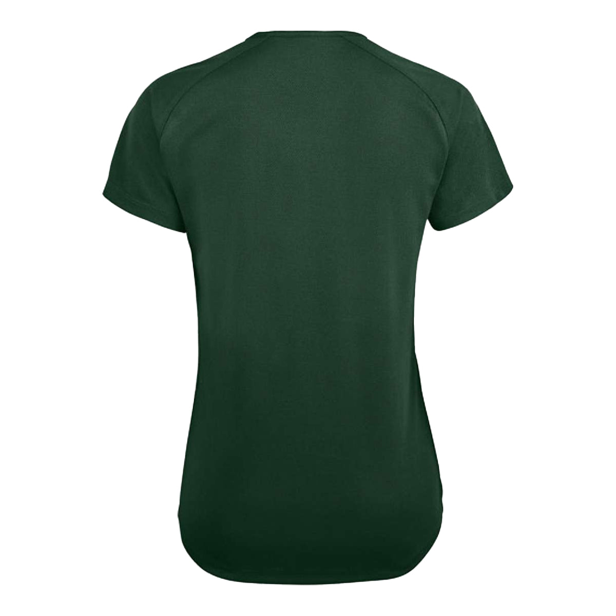 Forest Green - Back - SOLS Womens-Ladies Sporty Raglan T-Shirt