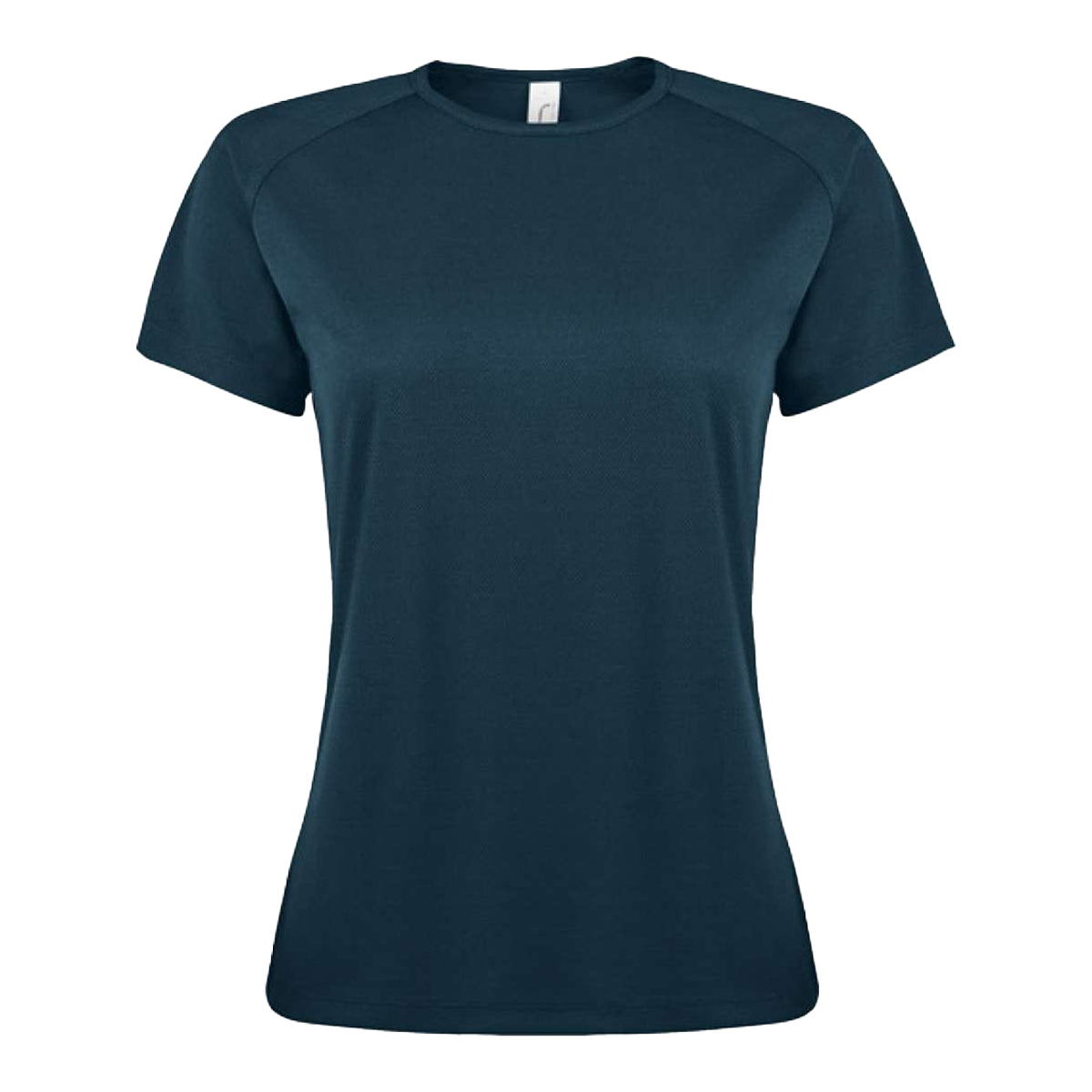 Petroleum Blue - Front - SOLS Womens-Ladies Sporty Raglan T-Shirt