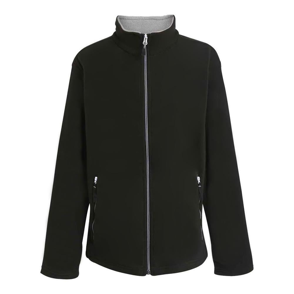 Black-Mineral Grey - Back - Regatta Mens Ascender Fleece Jacket