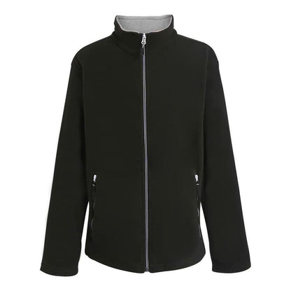 Black-Mineral Grey - Back - Regatta Mens Ascender Fleece Jacket