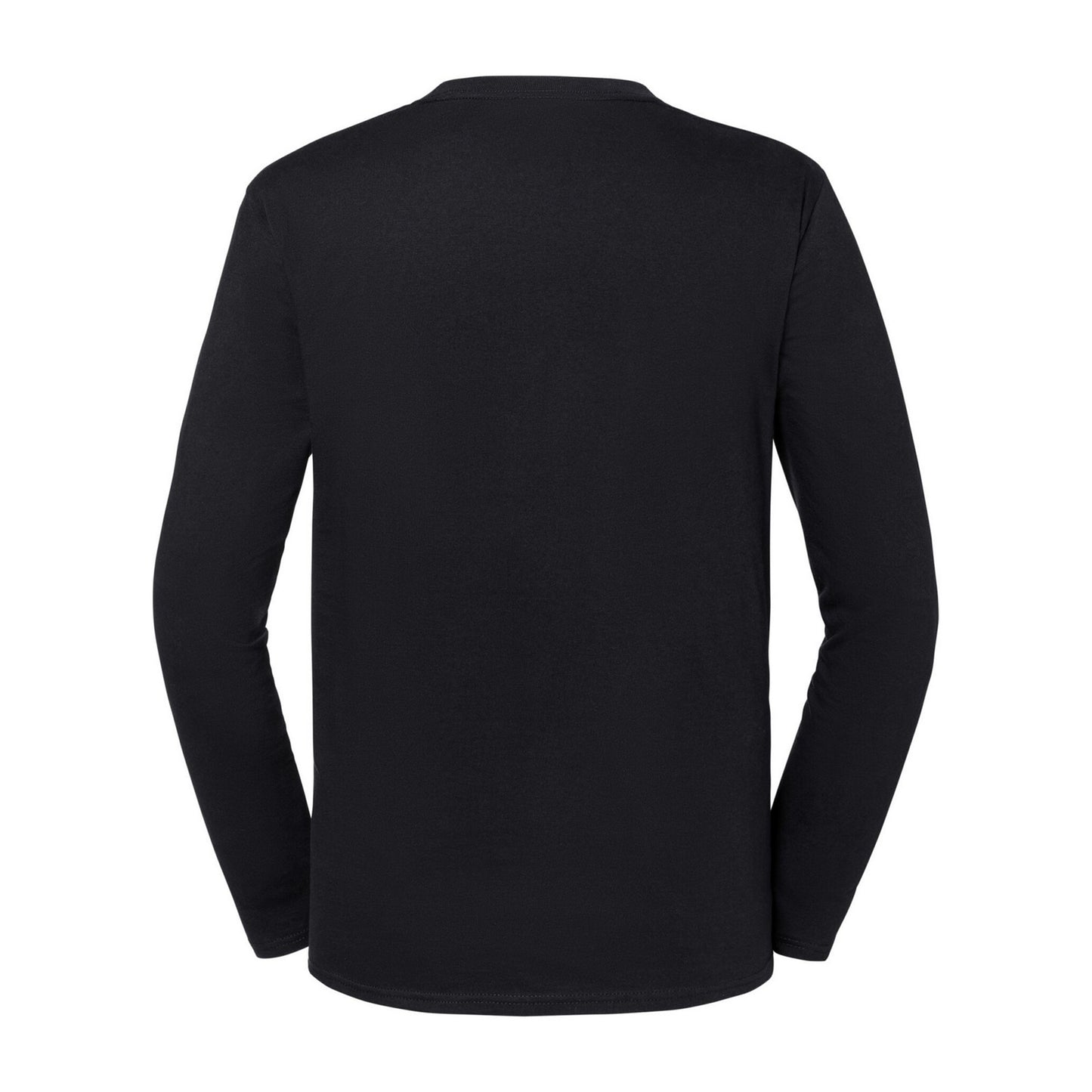 Black - Back - Fruit of the Loom Unisex Adult Iconic 195 Long-Sleeved T-Shirt