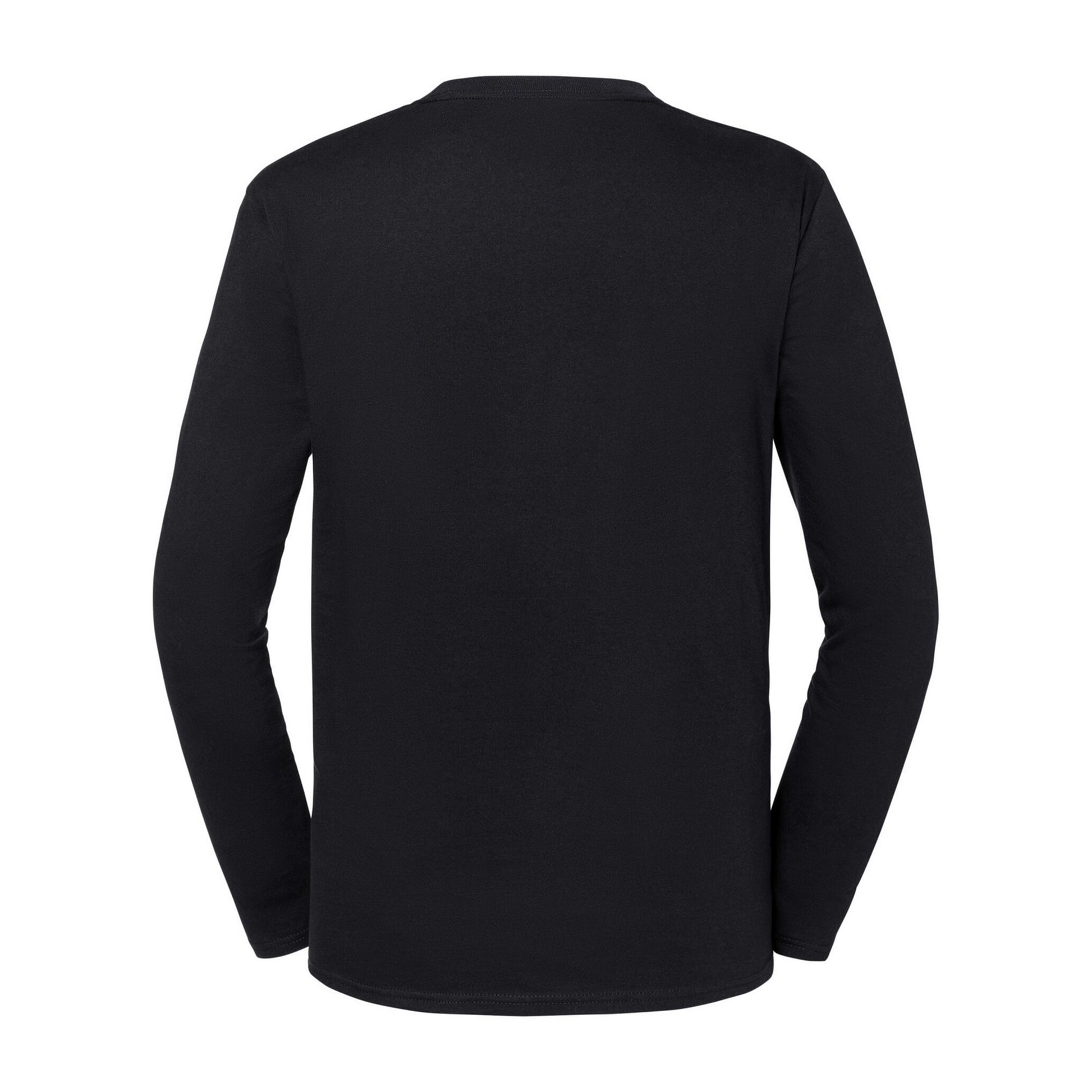 Black - Back - Fruit of the Loom Unisex Adult Iconic 195 Long-Sleeved T-Shirt