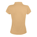 Sand - Back - SOLS Womens-Ladies Prime Polo Shirt