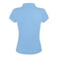 Sky Blue - Back - SOLS Womens-Ladies Prime Polo Shirt