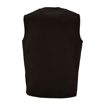 Black - Back - SOLS Unisex Adult Wallace Gilet