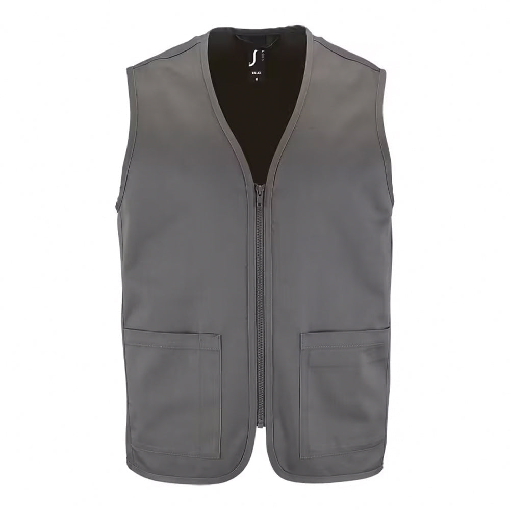 Charcoal Grey - Front - SOLS Unisex Adult Wallace Gilet
