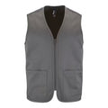 Charcoal Grey - Front - SOLS Unisex Adult Wallace Gilet