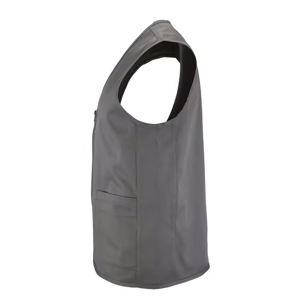 Charcoal Grey - Side - SOLS Unisex Adult Wallace Gilet