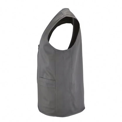 Charcoal Grey - Side - SOLS Unisex Adult Wallace Gilet
