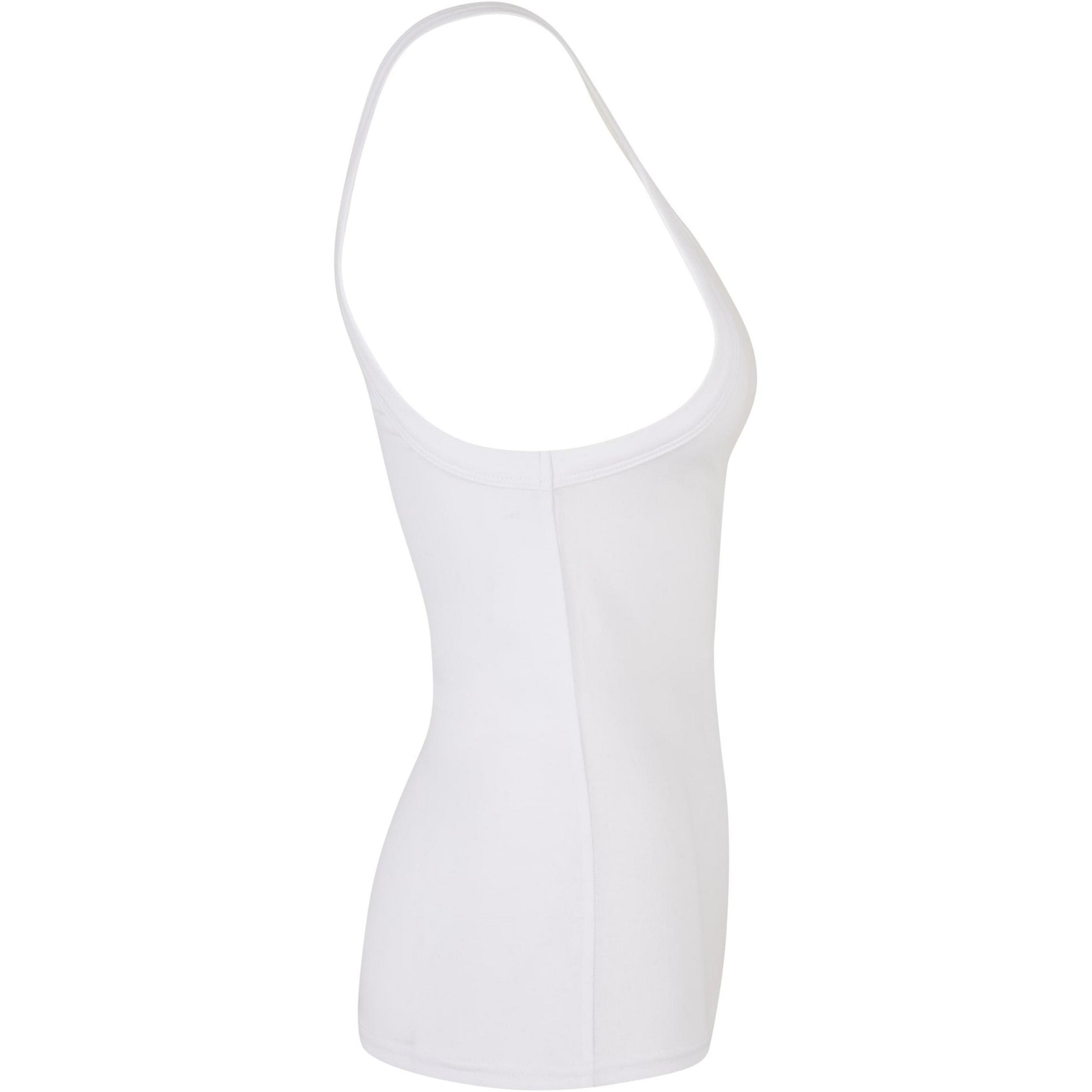 White - Side - Build Your Brand Womens-Ladies Everyday Tank Top