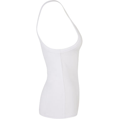 White - Side - Build Your Brand Womens-Ladies Everyday Tank Top