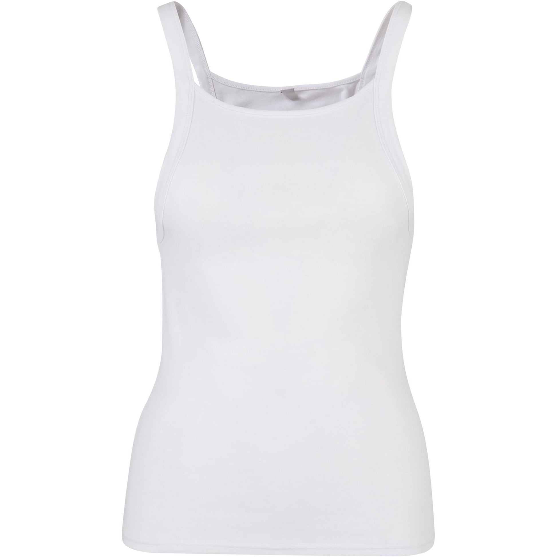 White - Front - Build Your Brand Womens-Ladies Everyday Tank Top