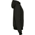 Black - Side - Build Your Brand Womens-Ladies Windrunner Jacket