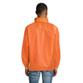 Orange - Back - SOLS Unisex Adult Shift Windbreaker