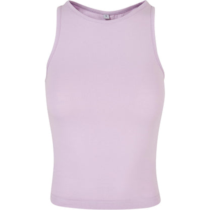 Lilac - Front - Build Your Brand Womens-Ladies Racerback Tank Top