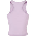 Lilac - Back - Build Your Brand Womens-Ladies Racerback Tank Top