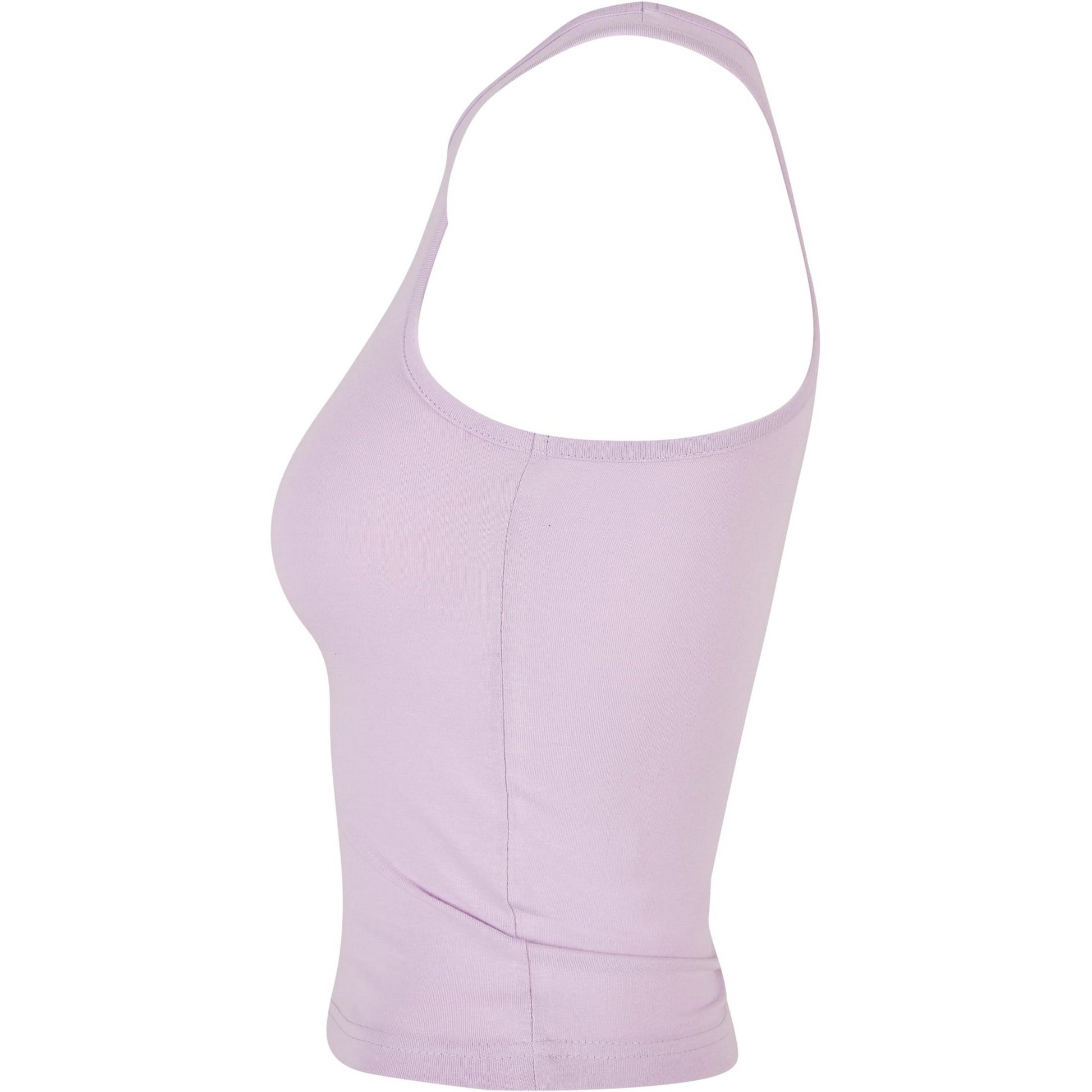 Lilac - Side - Build Your Brand Womens-Ladies Racerback Tank Top