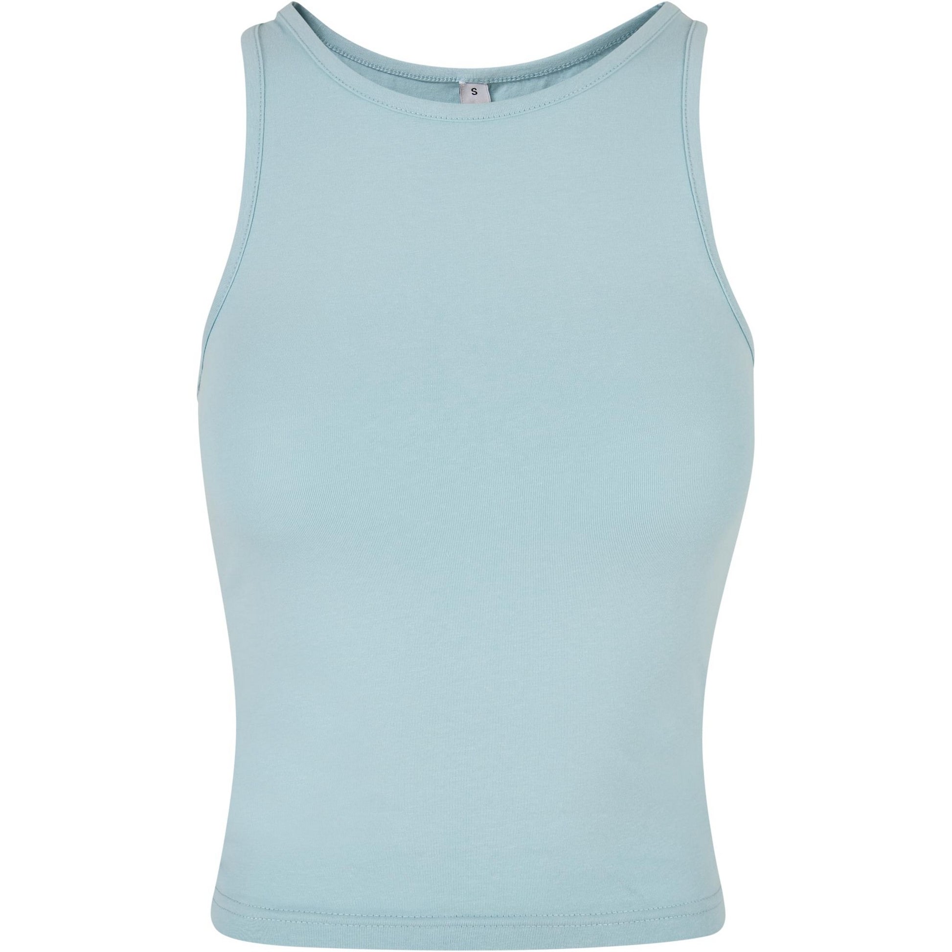 Ocean Blue - Front - Build Your Brand Womens-Ladies Racerback Tank Top