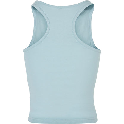 Ocean Blue - Back - Build Your Brand Womens-Ladies Racerback Tank Top