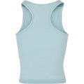 Ocean Blue - Back - Build Your Brand Womens-Ladies Racerback Tank Top