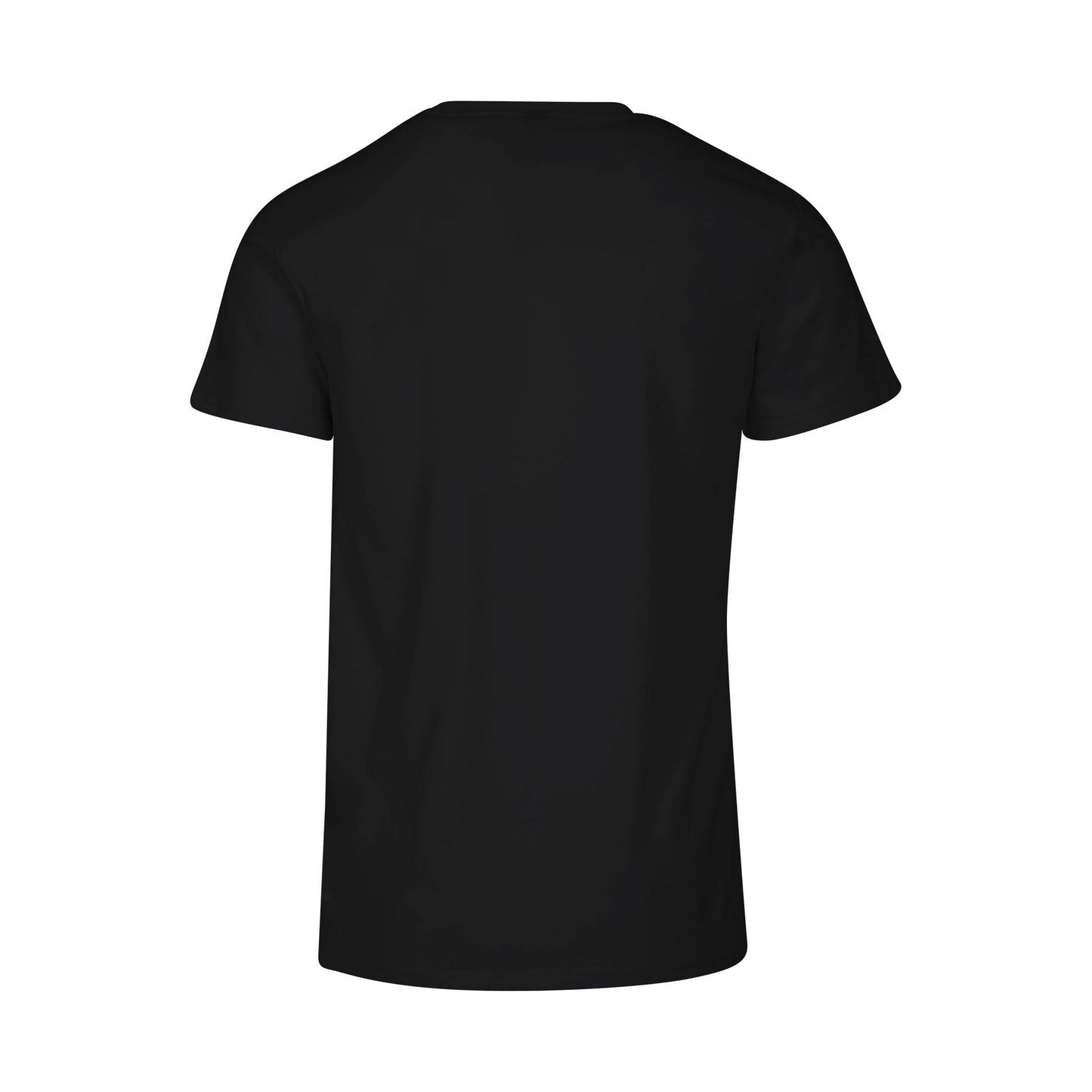 Black - Back - Build Your Brand Unisex Adult Basic T-Shirt