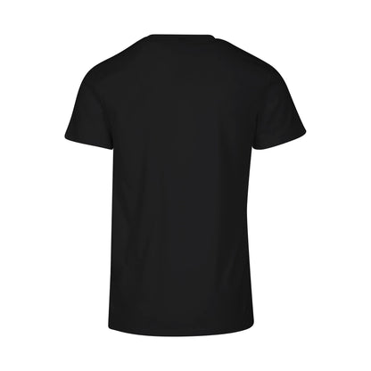 Black - Back - Build Your Brand Unisex Adult Basic T-Shirt