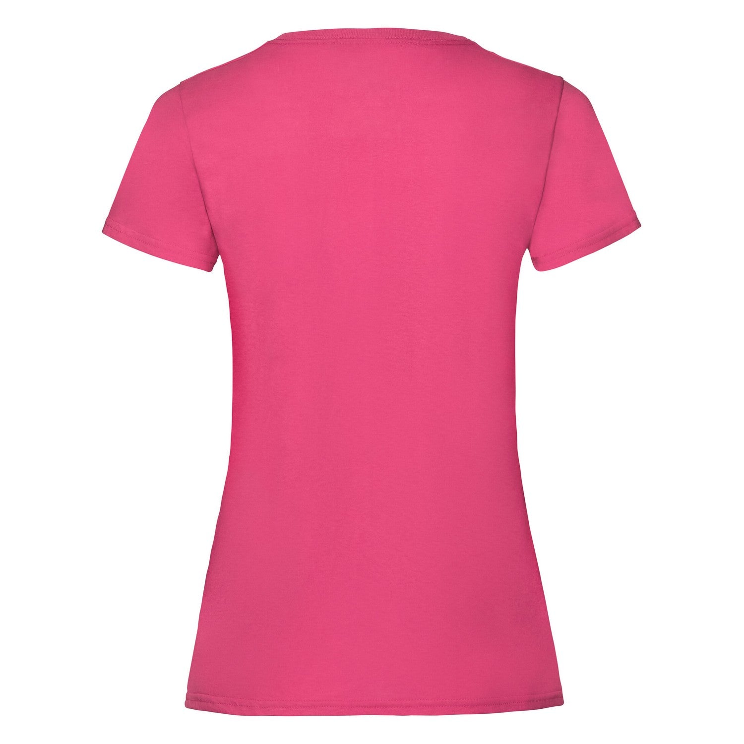 Fuchsia - Back - Fruit of the Loom Womens-Ladies Valueweight T-Shirt