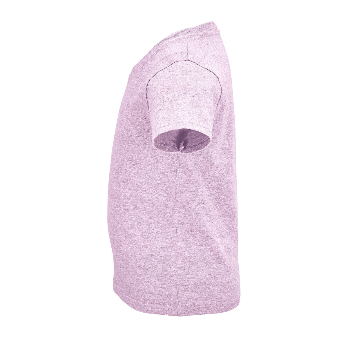Pink - Side - SOLS Childrens-Kids Crusader Heather T-Shirt