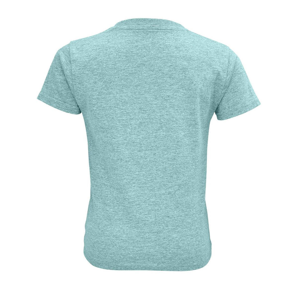 Light Green - Back - SOLS Childrens-Kids Crusader Heather T-Shirt