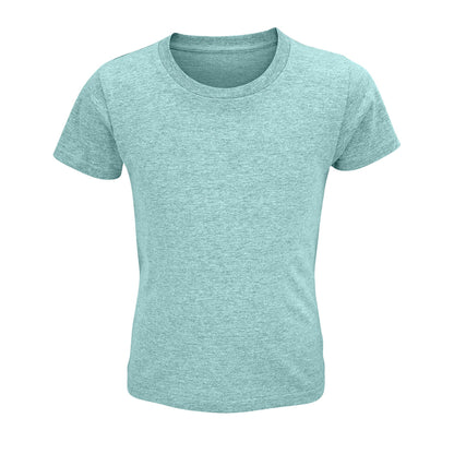 Light Green - Front - SOLS Childrens-Kids Crusader Heather T-Shirt