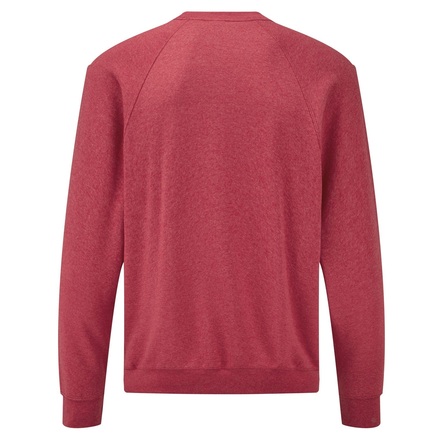 Heather Red - Back - Fruit of the Loom Unisex Adult Classic Raglan Sweatshirt