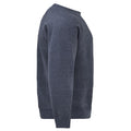 Heather Navy - Side - Fruit of the Loom Unisex Adult Classic Raglan Sweatshirt
