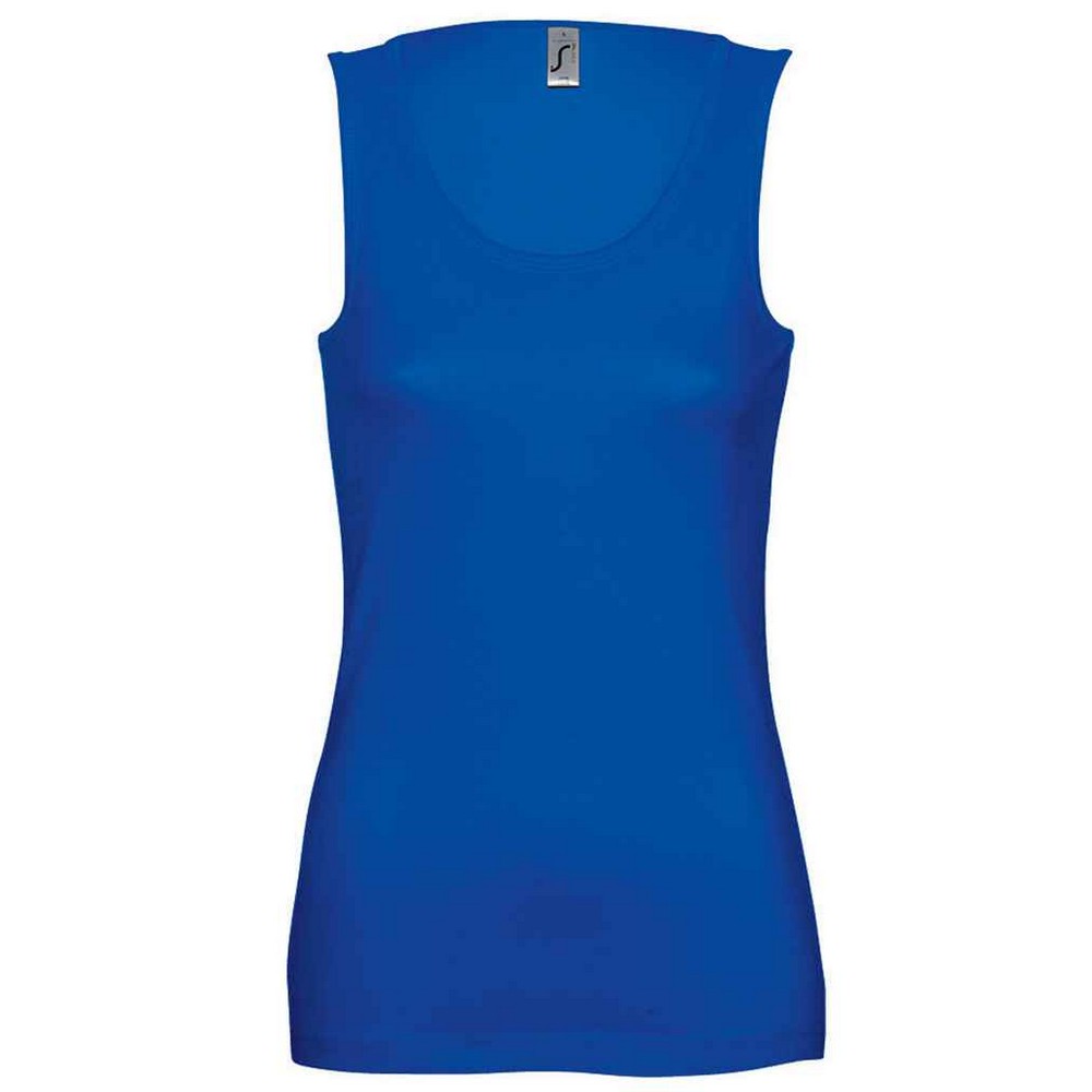 Royal Blue - Front - SOLS Womens-Ladies Jane Tank Top
