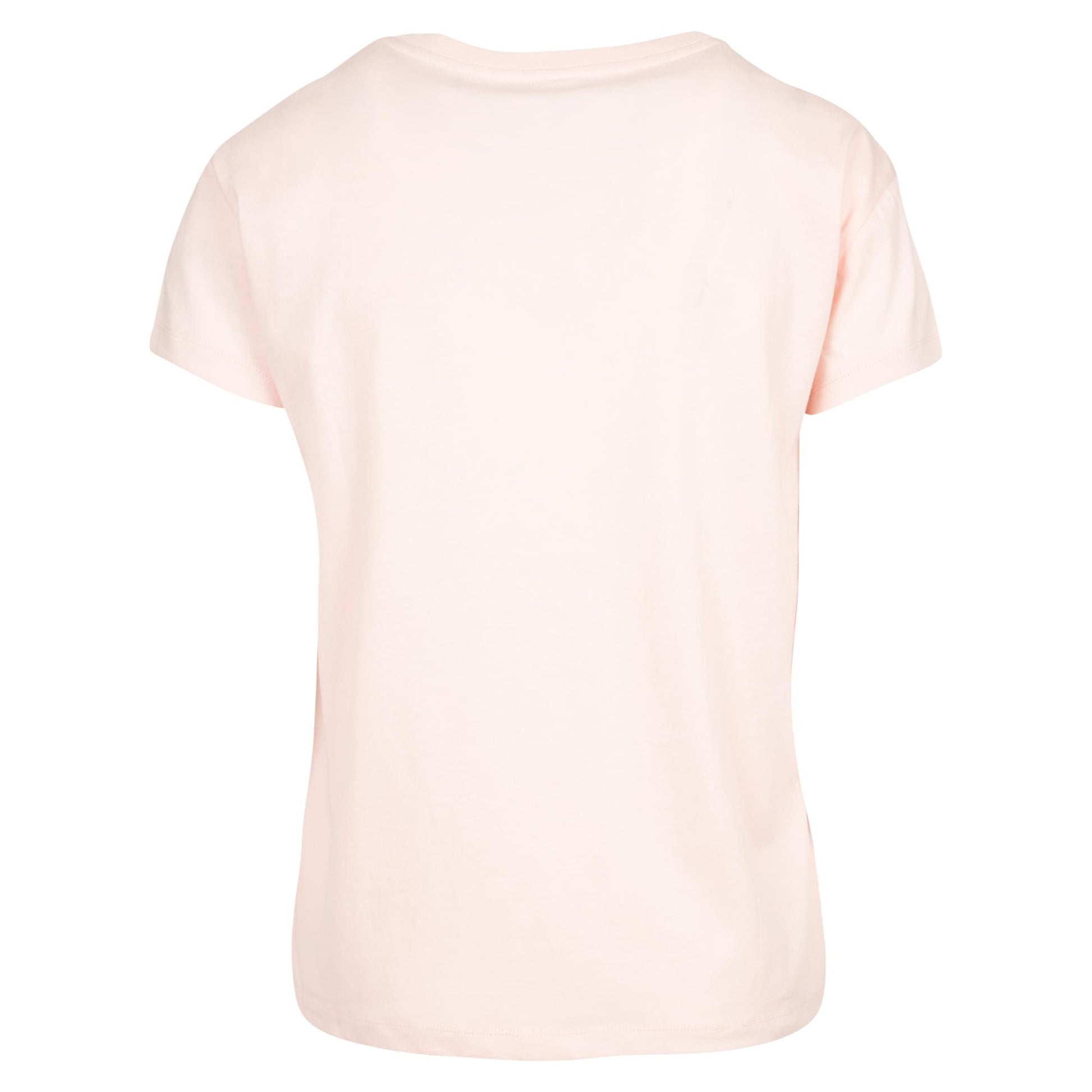 Pink - Back - Build Your Brand Womens-Ladies Boxy T-Shirt