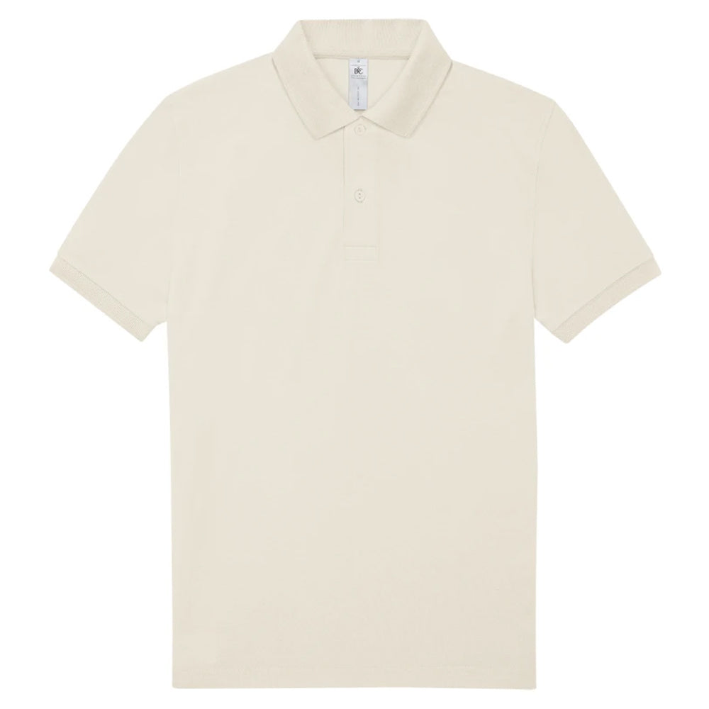 Off White - Front - B&C Mens My Polo 180 Shirt