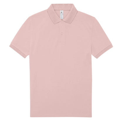 Blush Pink - Front - B&C Mens My Polo 180 Shirt