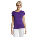 Dark Purple - Front - SOLS Womens-Ladies Regent T-Shirt
