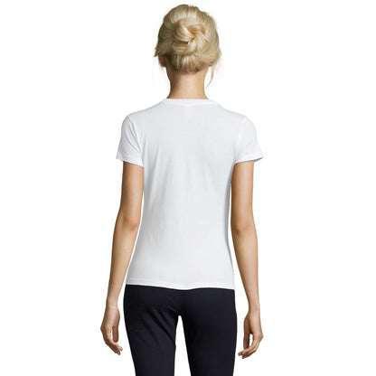White - Back - SOLS Womens-Ladies Regent T-Shirt