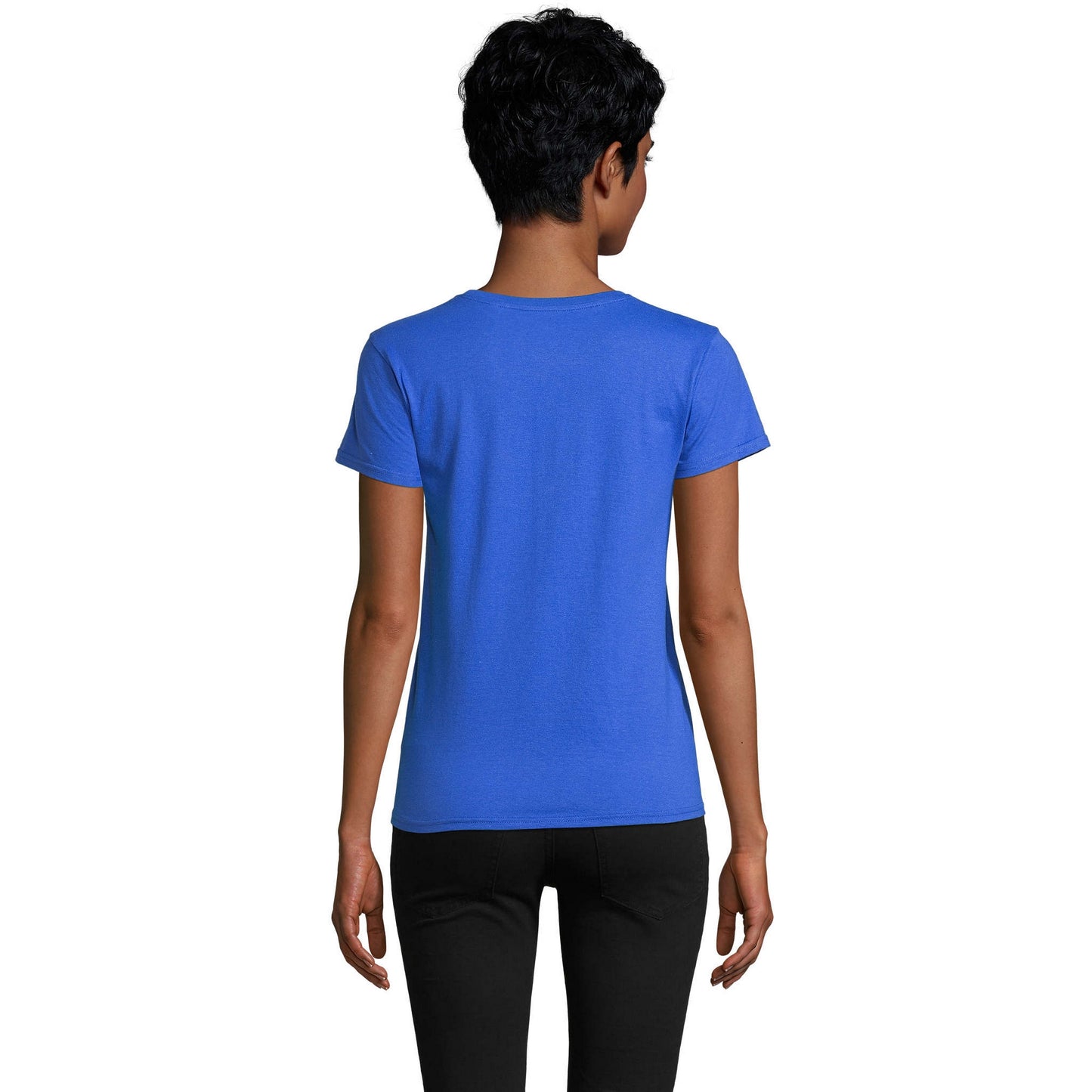 Royal Blue - Back - SOLS Womens-Ladies Pioneer T-Shirt